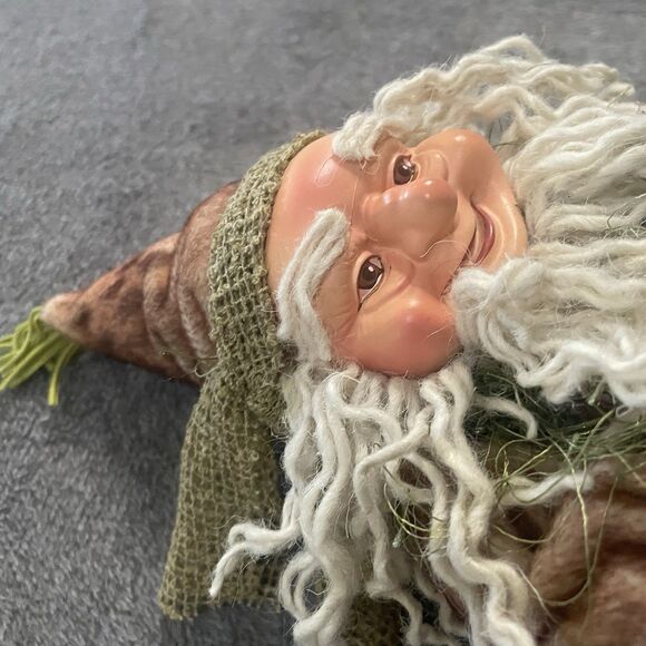 St. Patrick's Day Leprechaun Figure with Pot of Gold 12" Standing Leopard Coat - Picture 8 of 11